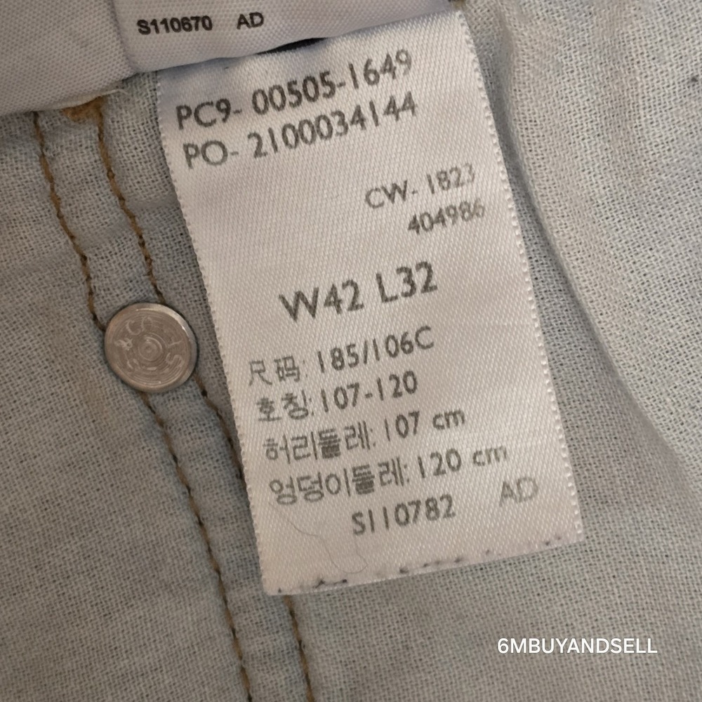 Levis 505 Regular Fit Straight Leg Jeans Mens 42x32 Medium Wash Blue 00505-1649 - Picture 2 of 16
